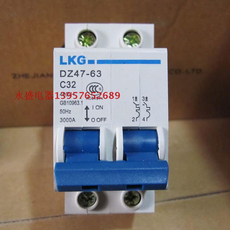【永盛电器】DZ47-63小型断路器2P C型3A5A10A16A20A32A40A63A