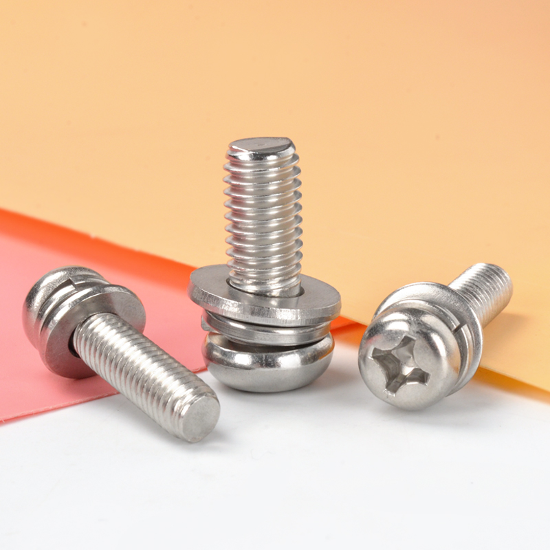 不锈钢套装螺丝圆头三组