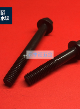DIN6921GB5789外六角防松防滑带齿法兰面螺丝带垫螺栓M8*12~60