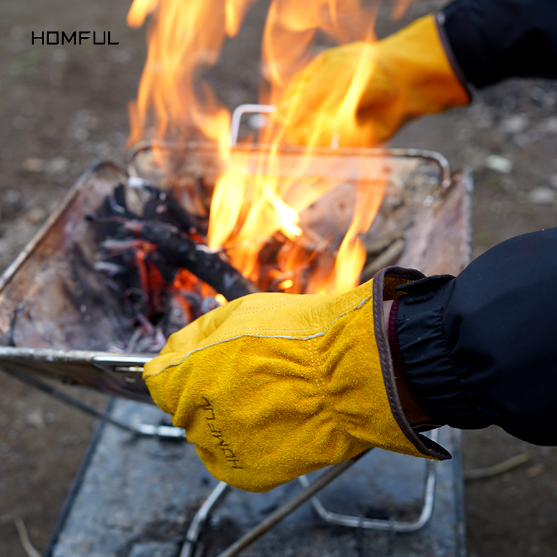 皓风户外阻燃隔热手套牛