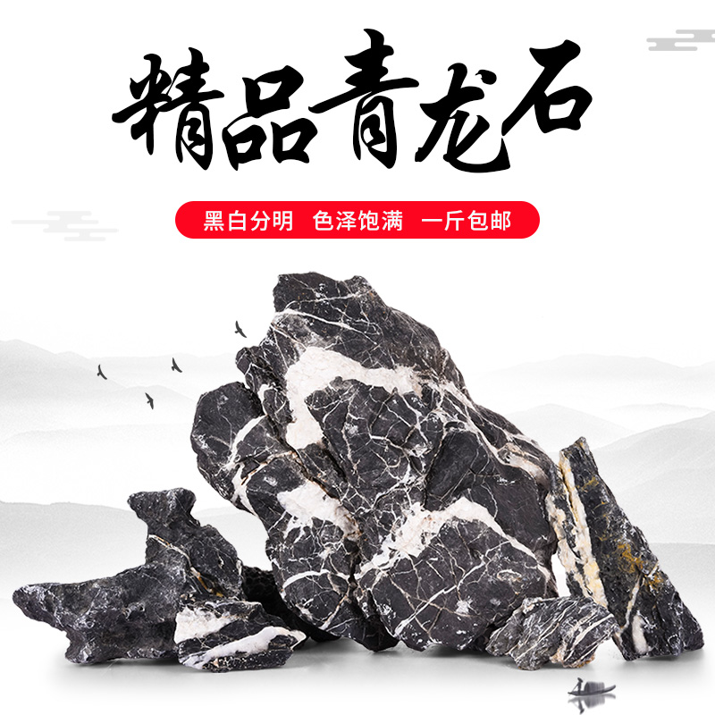 天然青龙石广东英德客厅