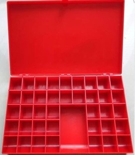 红色铅字盒 塑料铅字盒 无损检测铅字 NDT工业探伤检测用铅字盒