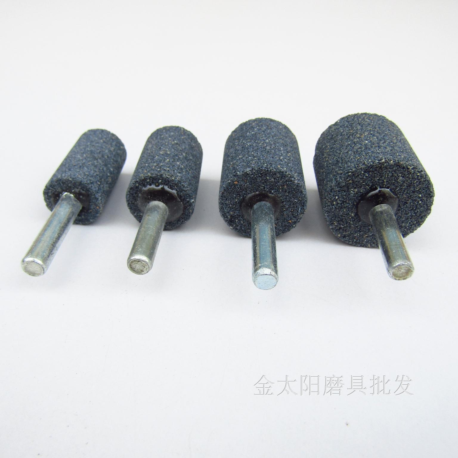 圆柱形棕刚玉砂轮磨头灰