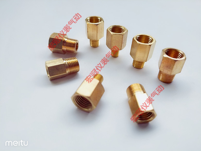 铜内外牙直接公制细丝转