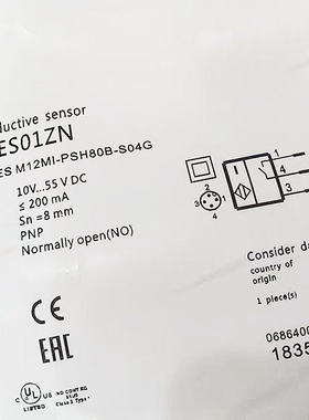 巴鲁夫型电感式标准传感器BES02WM/060/1ZN/068/062
