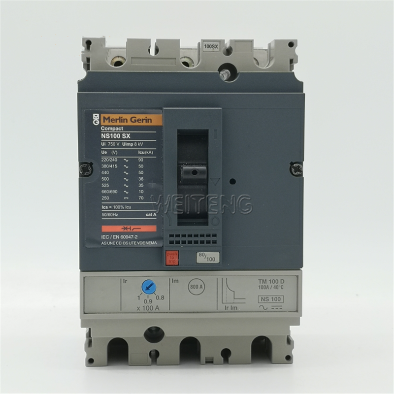 询价9年老店 梅兰日兰 NS100SX 塑壳断路器3P三相400V 空气开关MC