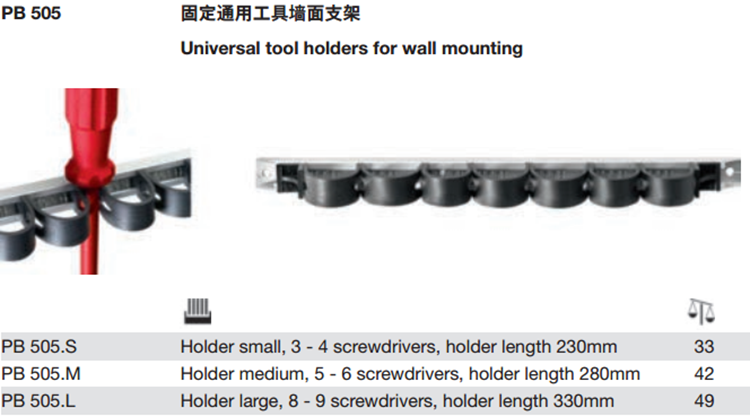 瑞士固定通用工具墙面支