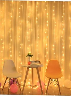 christmas decoration tree LED solar curtain light ice strip