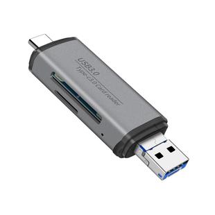 USB3.0高速读卡器type-c3.0读卡器三合一安卓手机多功能otg读卡L