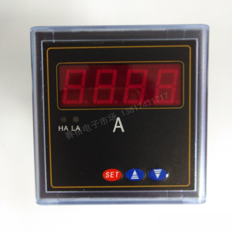 SX72-30/5A 50/5A 75A 100/5A 200A 300/5A 400/5A数显交流电流表