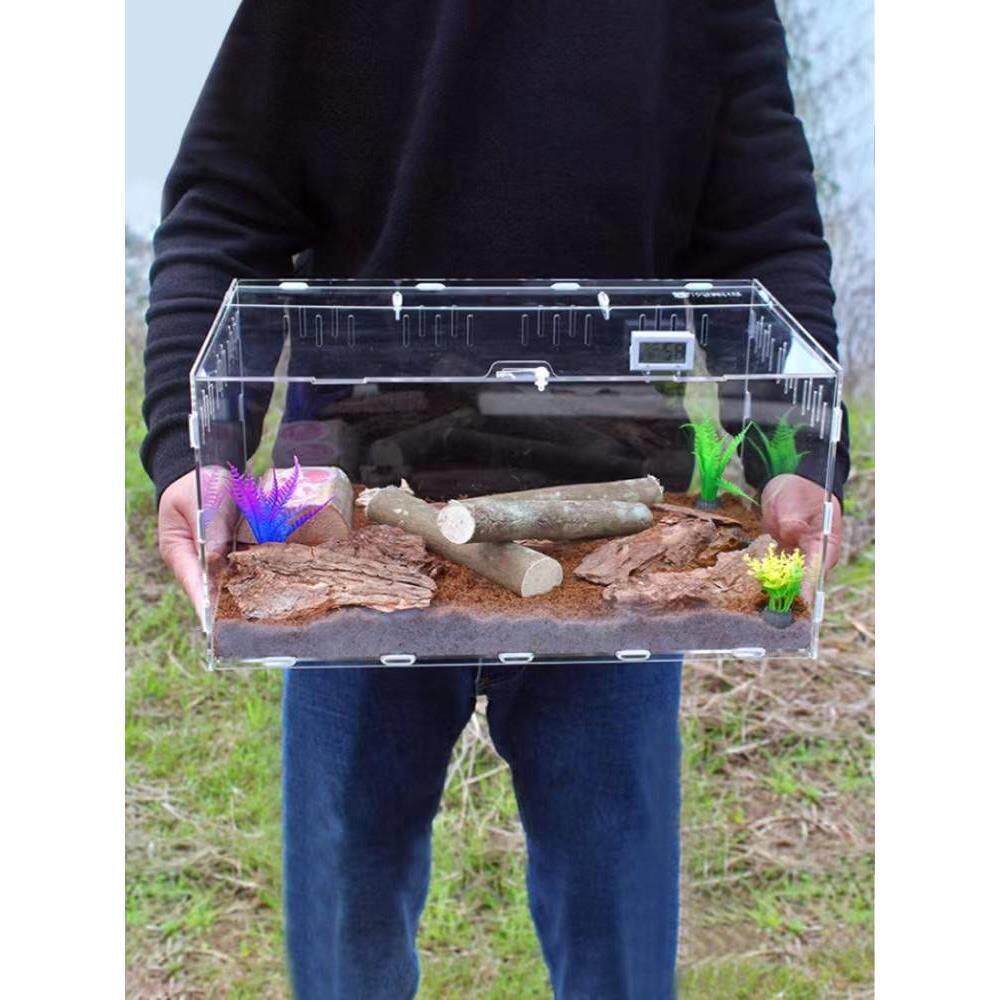 蜗牛宠物房子蜗牛盒子宠窝养蜗牛的专用盒子窝豪华饲养箱别墅造景