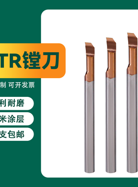 德国SERTAN钨钢合金小孔径镗刀MTR镗孔刀微型车刀304不锈钢专用