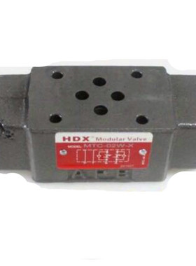 HDX叠加式单向节流阀 MTC-02W-X 02A 02B MTC-03W-X 海德信液压阀