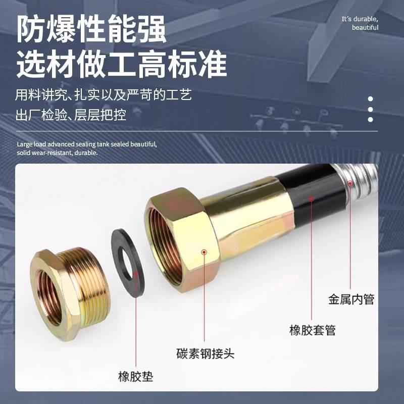 1金属管DN20分4绕行软管防爆挠性BNG6橡胶管寸连接接线分管穿线管