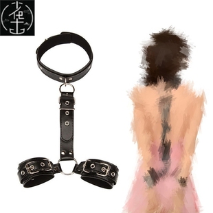 Handcuffs Body Neck Harn Restraints Collar Wrist BDSM Arm