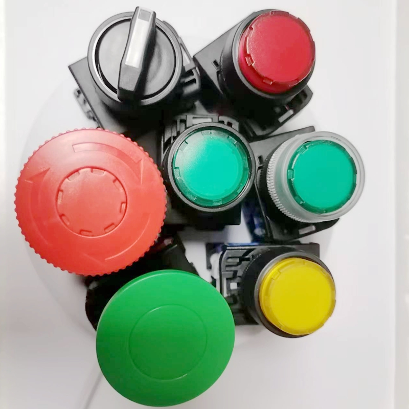 富士按钮开关二档选择三