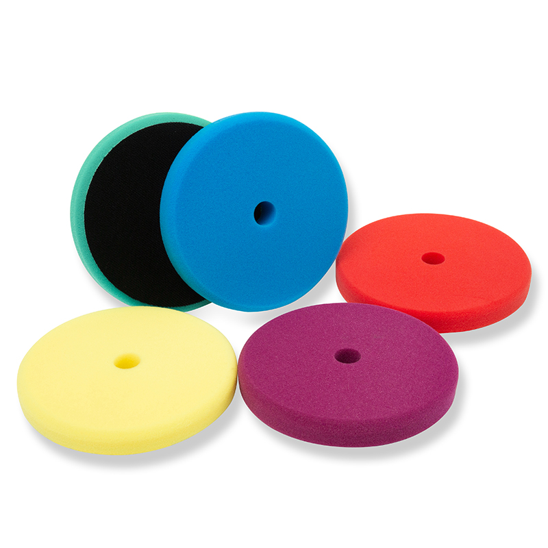 进口抛光海绵盘自粘盘车漆划痕镜面还原汽车抛光轮打蜡封釉海绵盘