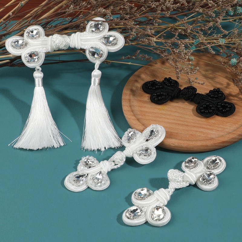 旗袍中国风潮服饰手工钉