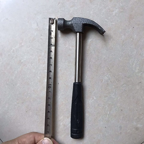 橡胶柄羊角锤铁锤木工锤拔钉起钉锤小锤子工具夹板柄锤榔头