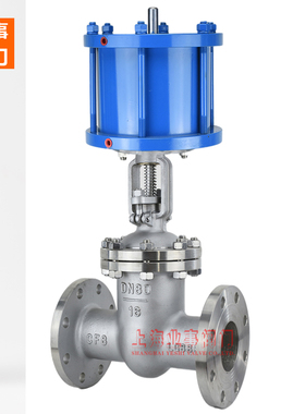 上海沪工精工阀门Z641W/Y-16P高温蒸汽导热油不锈钢法兰气动闸阀
