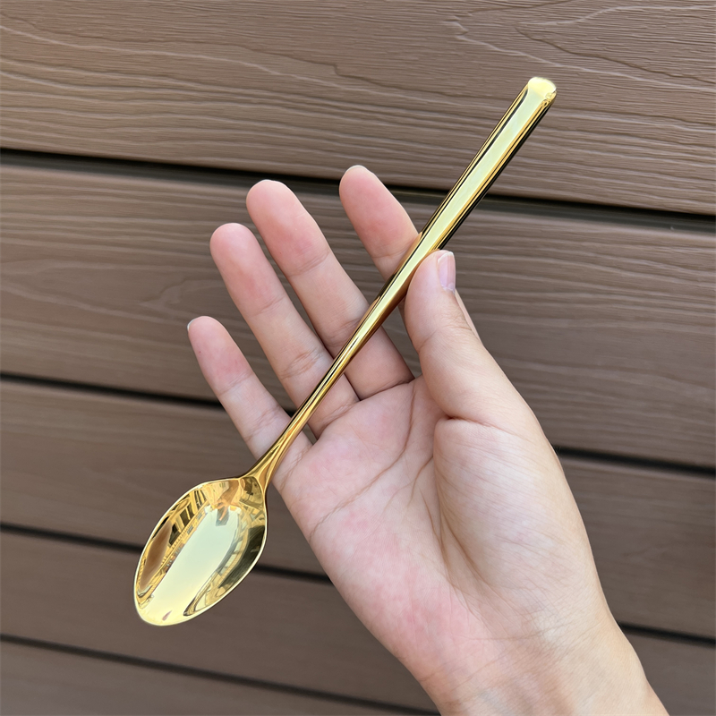 【特价】304不锈钢厚重咖啡勺马蹄切面搅拌勺甜品勺调羹