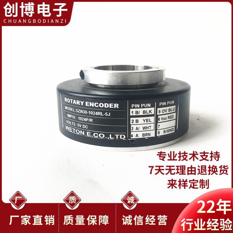 SZN30-1024RL-5J空心轴电梯电机光电旋转编码器