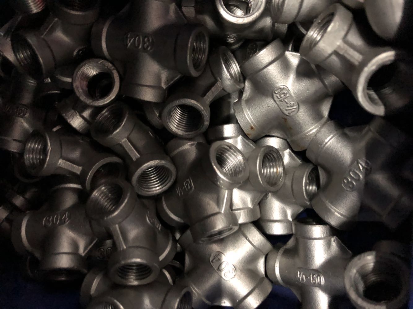 304不锈钢等径四通2分 3分 4分 6分 1寸 DN08四通 DN10四通