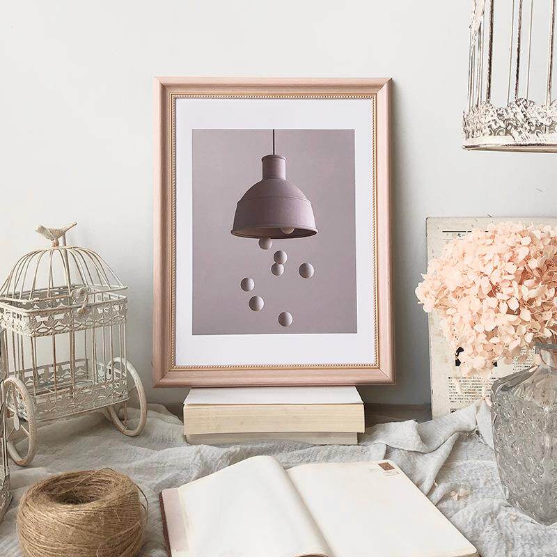 大画框美式复古架相挂墙