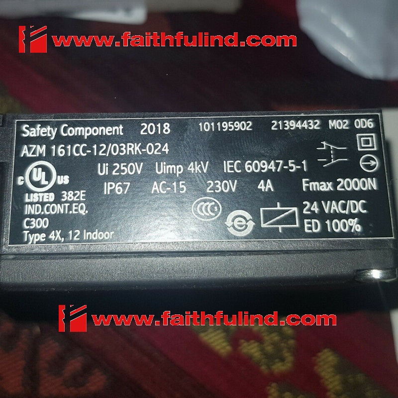 议价Schmersal 101195902 施迈赛安全开关 AZM 161CC-12/03RK-024