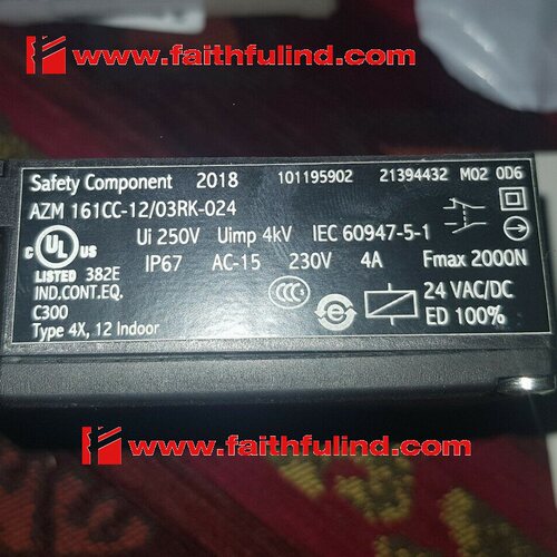 议价Schmersal 101195902 施迈赛安全开关 AZM 161CC-12/03RK-024