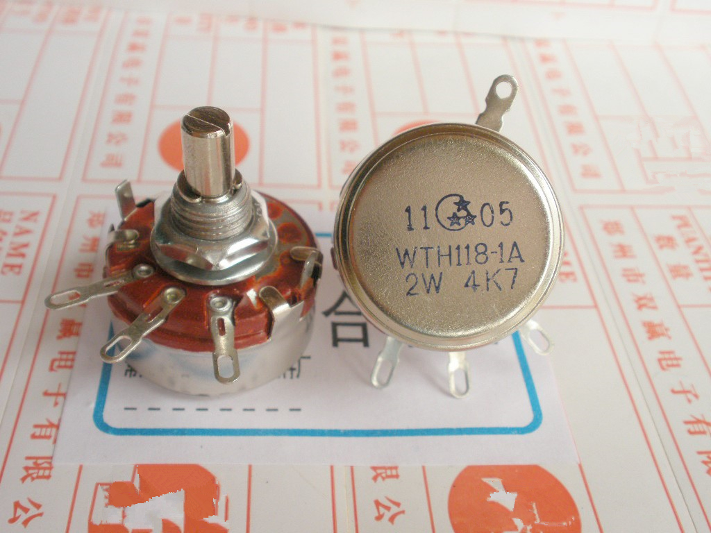2W电位器 WTH118电焊机电位器1k 2k2 4K7 10k 22k 47k 68k 100k