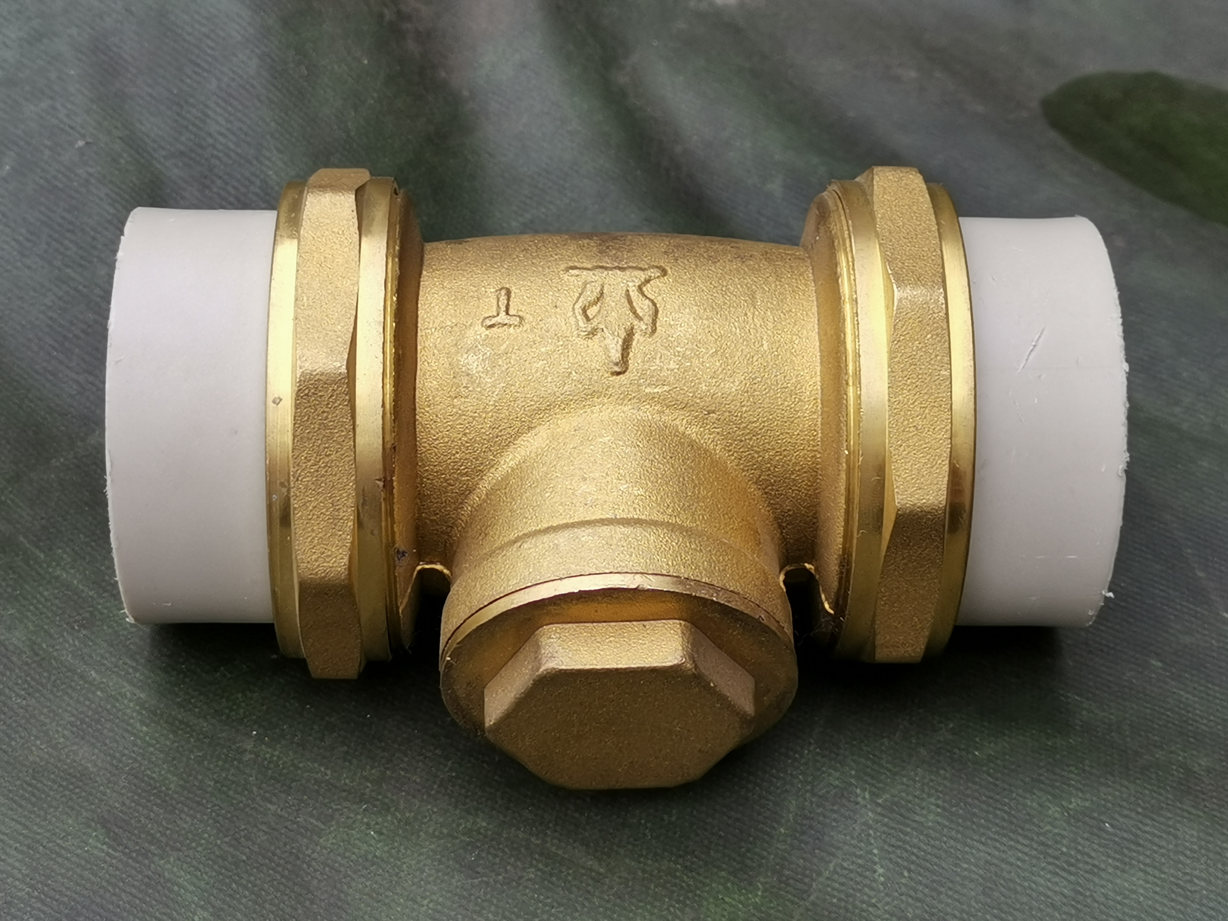 卧式止回阀黄铜单向活接