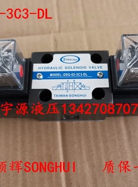 DSG-02-3C3-DL台湾SONGHUI液压电磁阀 DSG-02-3C3-LW AC220 DC24V