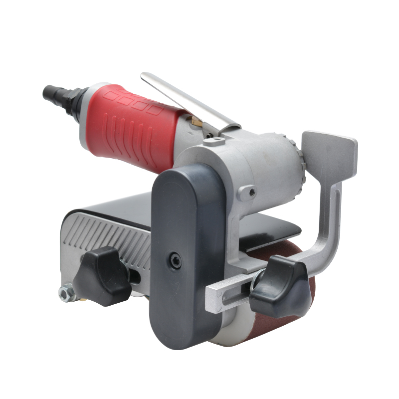 波盾气动砂带机环光抛拉