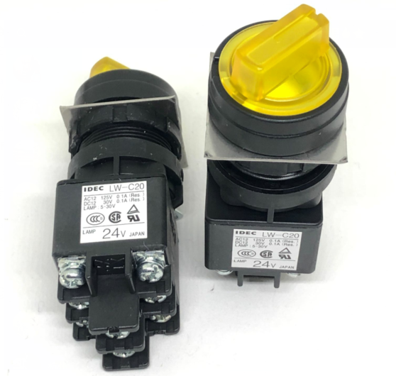 IDEC和泉LW1F-2C24MG  2C14MY 3C24MR  3C24MY MG旋转开关2C24MR