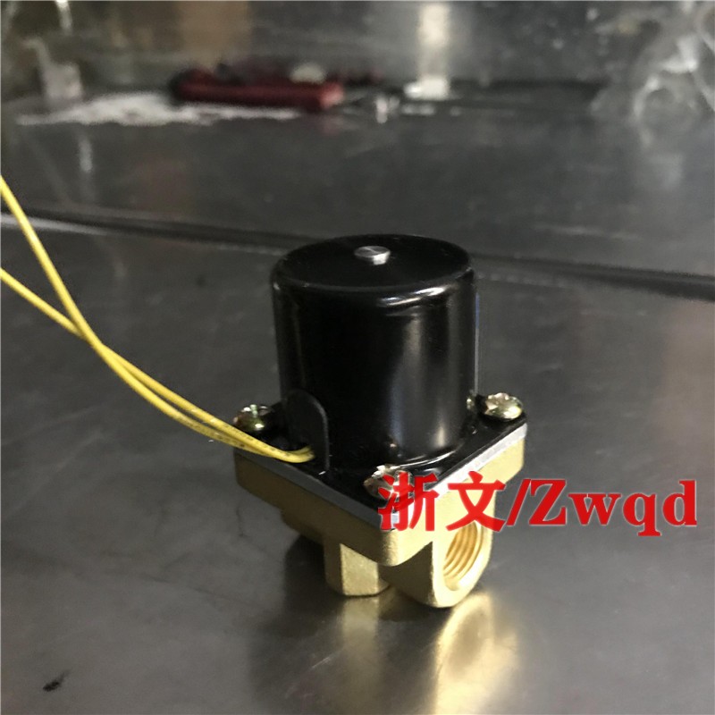 流体阀KAB21-02-1 KAB21-02-2 DC24V AC220V二通常闭铜体电磁阀