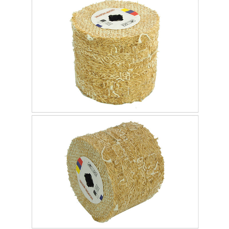 不锈钢拉丝机专用麻轮 麻布轮 抛光轮 拉丝轮 镜面加工辅助轮