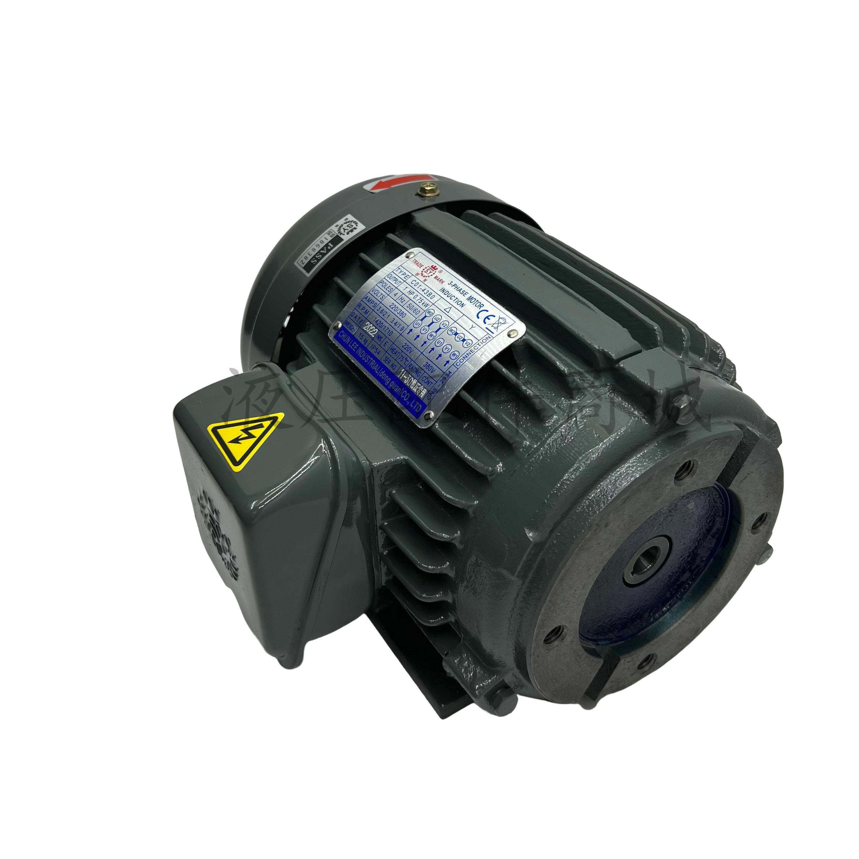 群策SY 3.75KW 5.6KW 7.5KW C7B-43B0 C10-43B0油泵内轴电机配