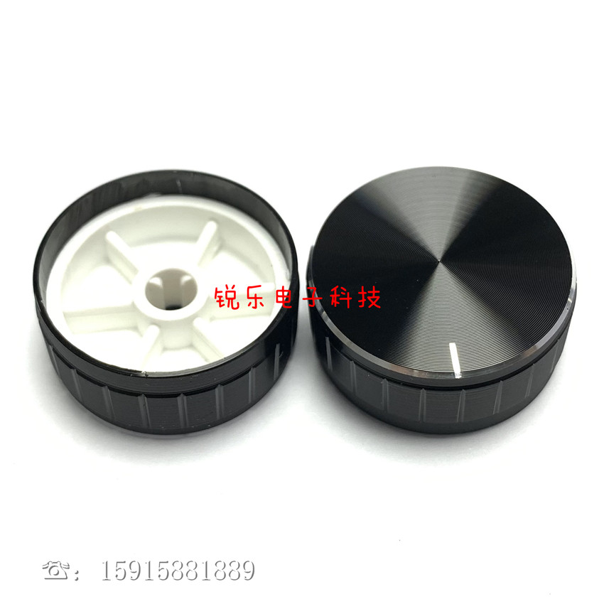 30X13铝塑精车条纹旋钮D型半轴旋钮电器调节旋钮编码器CD纹旋钮帽