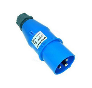 东莞总威浦航空插头 工业插头32A-3针防水插头