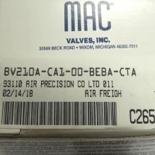 议价MAC电磁阀BV210A-CA1-00-BEBA-CTA需