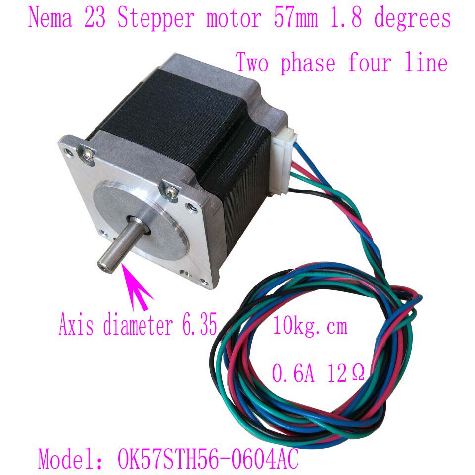 Nema 23 stepper motor 57mm1.8 degrees 10kg.cm 57步进电机