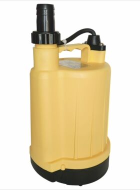 SPP100塑料泵潜水泵花园泵 底吸抽水泵地下室抽积水 低水位吸干泵