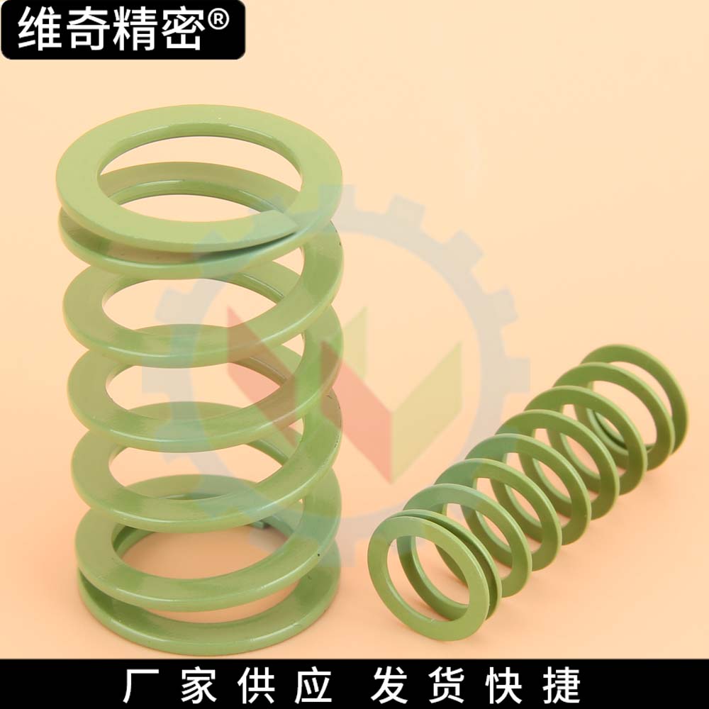 矩形弹簧超大压缩量淡绿