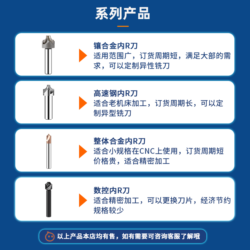 内倒角铣刀镶合金钨钢永