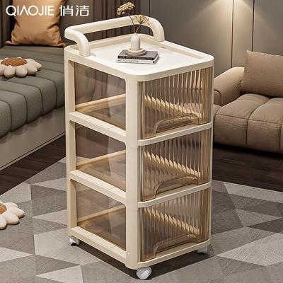 小推车置物架抽屉式塑料