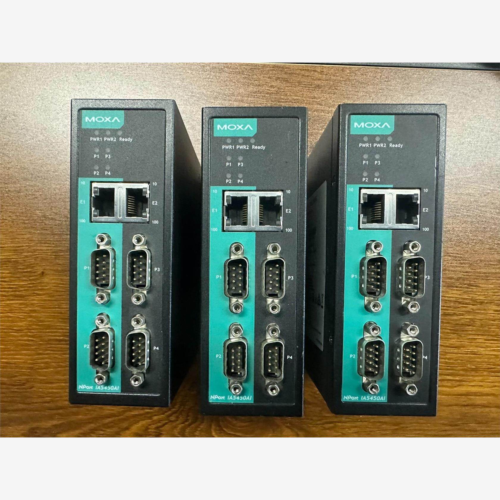 议价出售moxa摩莎nport ia5450ai 宽温 串口服务器