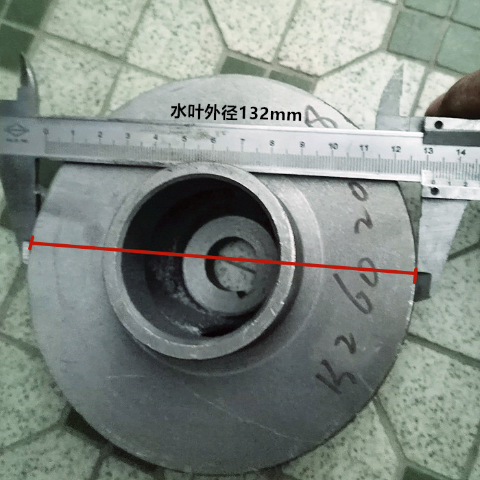 污水泵水叶WQ-3KW污水泵铸铁水叶轮排污泵叶轮18轴20轴孔污水叶轮