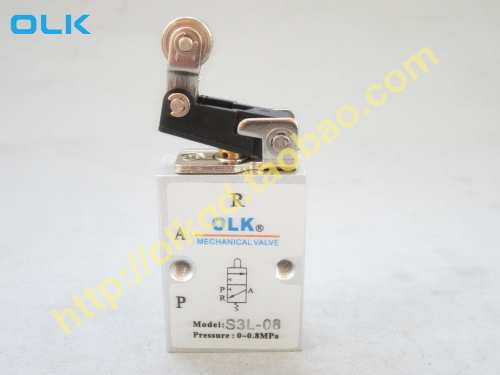 气动机械阀二位三通单向