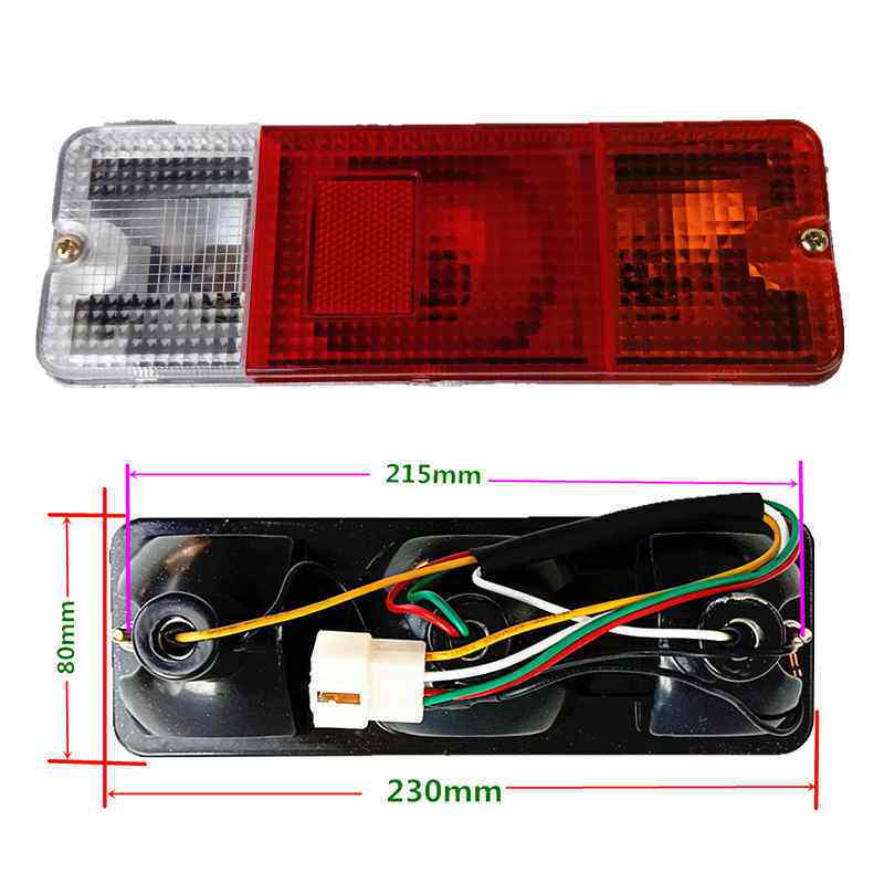 晋工兴皓胶轮胎式挖掘机 三色后尾灯总成 倒车灯总成 后灯总成
